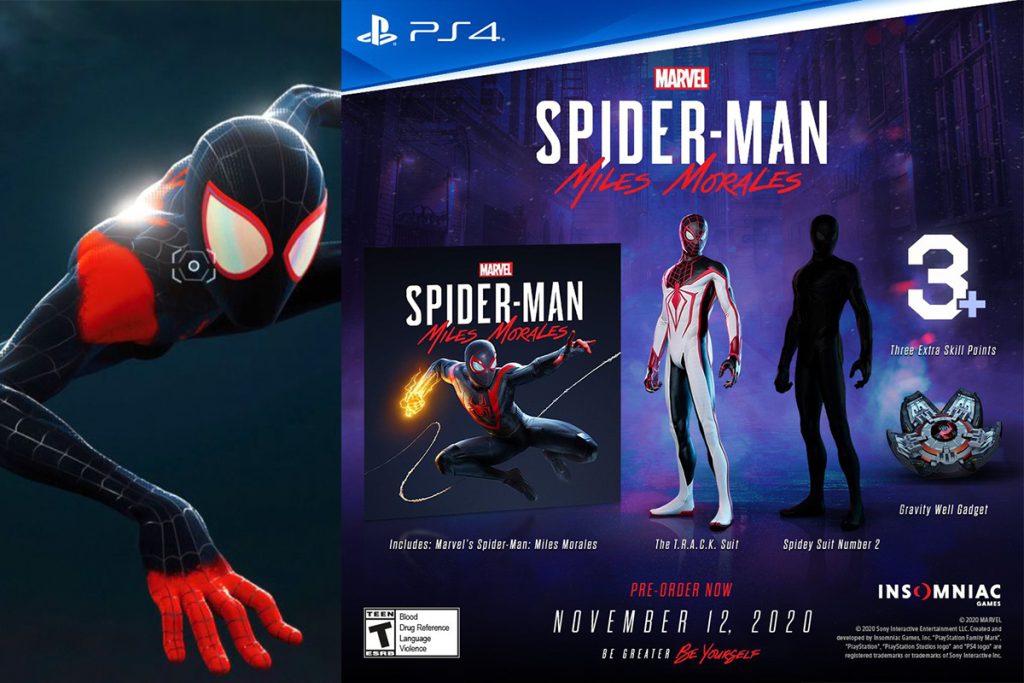 5 เกมPS4ที่มาพร้อมความสนุกและน่าเล่นในปี 2564 - Marvel's Spider: Man Miles Morales